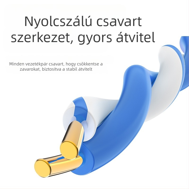 Cat5e hálózati kábel, árnyékolatlan, 8 ér, oxigénmentes réz, 300 m hosszú