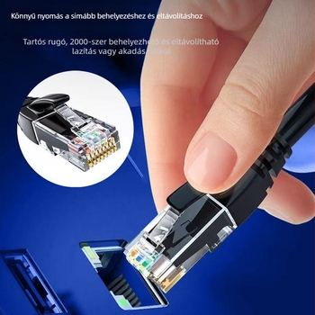 D-Sunty Beltéri Cat5e UTP hálózati kábel, patch kábel, Cat5e árnyékolatlan Ethernet kábel routerhez