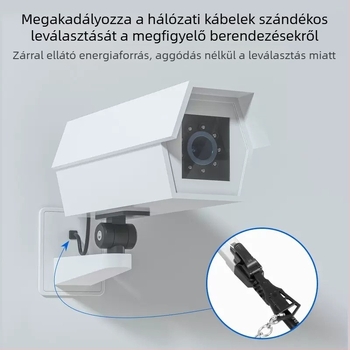 CAT8 Class VIII árnyékolt Ethernet-kábel zárómechanizmussal, RJ-45, 10 Gbps