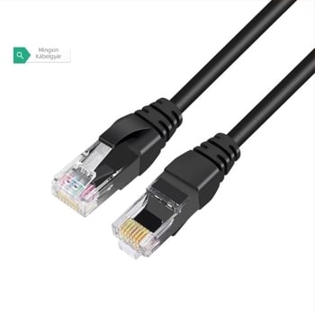CAT6 árnyékolt Ethernet-kábel, RJ-45, 24 AWG réz, 1000 Mbps, hosszok 1/5/50/100 m