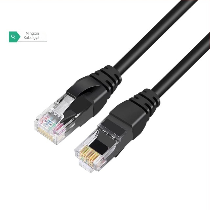 CAT6 árnyékolt Ethernet-kábel, RJ-45, 24 AWG réz, 1000 Mbps, hosszok 1/5/50/100 m