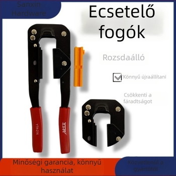 IDC/FC hálózati kábel krimpelő fogó – hideg hengerelt acél, 550 g