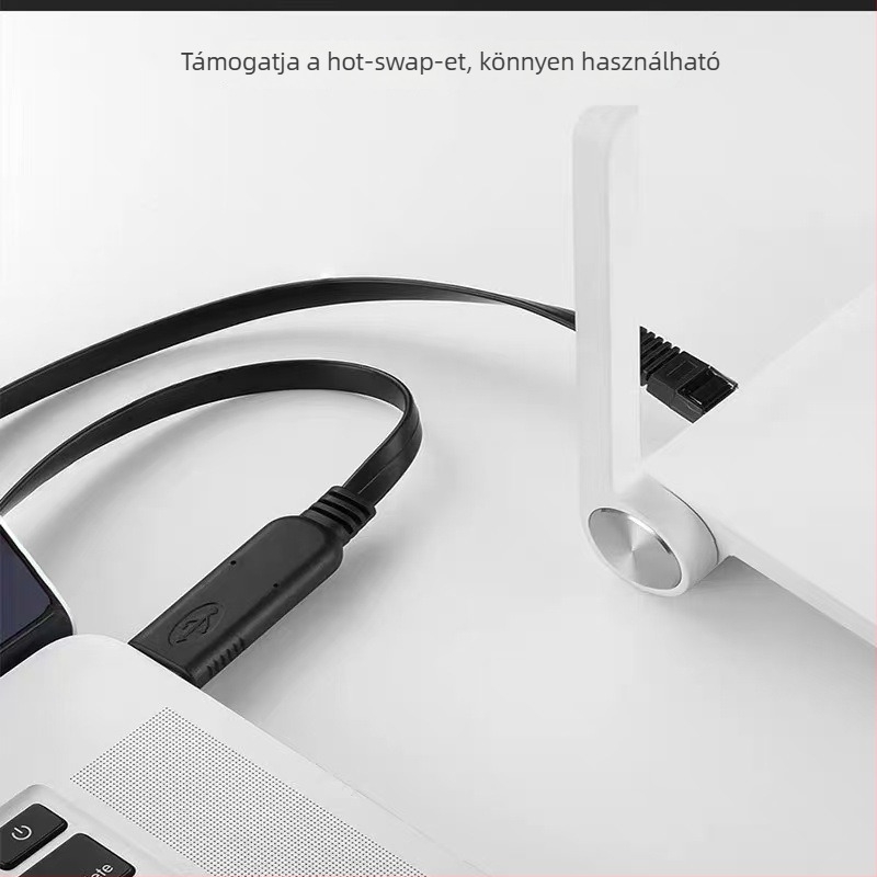 USB-RS232 konzol adapter kábel, USB interfész, rézvezeték, PC-hez
