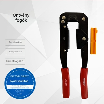YTH-214 Kábel- és crimpelő szerszám IDC/FC terminál csatlakozókhoz, hidegen hengerelt acél, 220 g