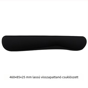Billentyűzet pad – csuklótámasz, szövet felület lassú visszapattanású, egyoldalas, gumitalp