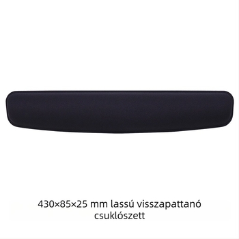 Billentyűzet pad – csuklótámasz, szövet felület lassú visszapattanású, egyoldalas, gumitalp