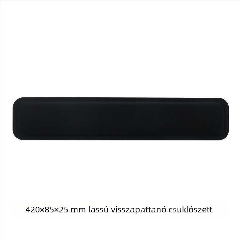 Billentyűzet pad – csuklótámasz, szövet felület lassú visszapattanású, egyoldalas, gumitalp