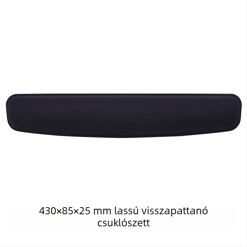 Billentyűzet pad – csuklótámasz, szövet felület lassú visszapattanású, egyoldalas, gumitalp