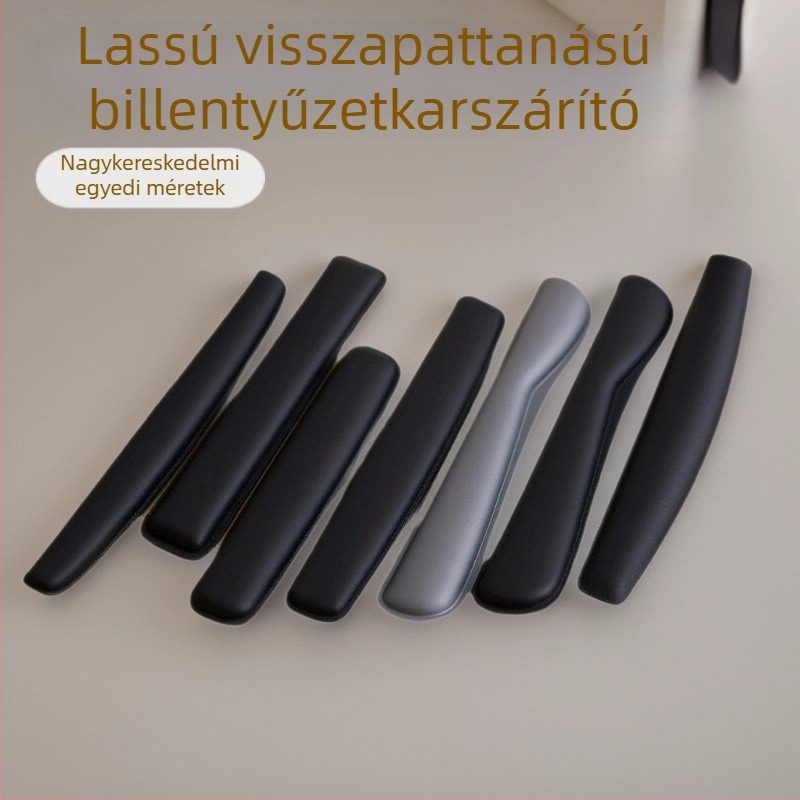Billentyűzet pad – csuklótámasz, szövet felület lassú visszapattanású, egyoldalas, gumitalp