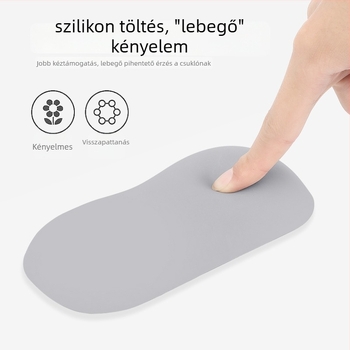 Erya kis bőr egércsuklótámasz kéz párnával – billentyűzet alátámasztó, injekciós öntés