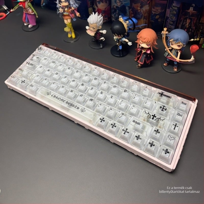Yhjpc01 PC billentyűzet-készlet — egyedi billentyűk mechanikus billentyűzetekhez; anyag PC; modell Yhjpc01; tartalmaz keycap húzót; 1 év garancia