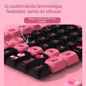 MOA témájú PBT szublimációs keycap készlet mechanikus billentyűzethez – személyre szabott, kopásálló, 1 év garancia