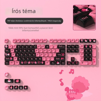 MOA témájú PBT szublimációs keycap készlet mechanikus billentyűzethez – személyre szabott, kopásálló, 1 év garancia