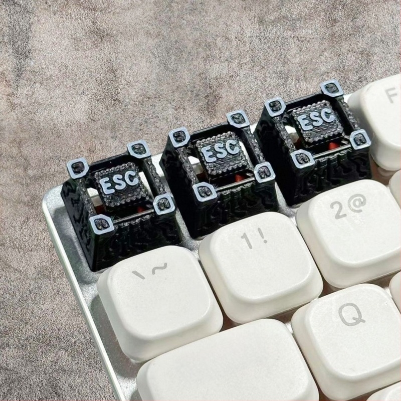 Személyre szabott ESC billentyűfedél, XH009 modell, vezeték nélküli, kereszttengelyes mechanikus billentyűzethez, kézzel készített