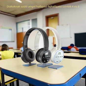 Fejhallgató YM-2112A, vezeték nélküli, fejpántos kialakítás, egyszerű dizájn