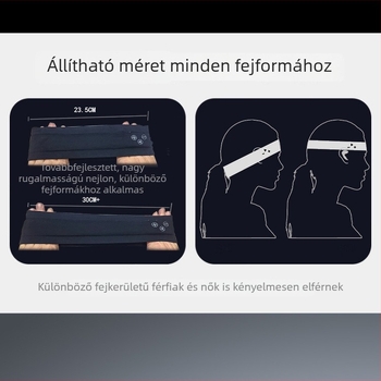 Jóga Bluetooth fejhallgató turbán-stílusú fejfedővel és alvó szemmaszkkal, vezeték nélküli sportfejpánt, hosszú üzemidő