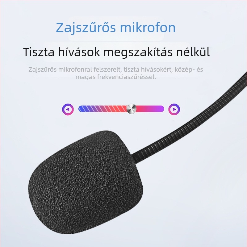 USB vezetékes fejhallgató mikrofonnal számítógéphez, ENC zajcsökkentéssel, impedancia 32 Ω, frekvenciatartomány 1000 Hz, 2 m kábel