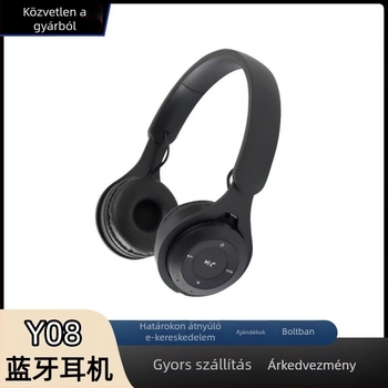 Játékos vezeték nélküli fejhallgató, Bluetooth 5.0, 5 m hatótávolság, sztereó hang zajcsökkentéssel, többpontos kapcsolódás, akkumulátor üzemidő 0–4 h