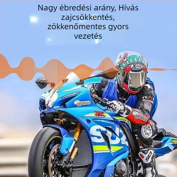 Motorkerékpár sisakhoz Bluetooth headset, vízálló, zajcsökkentés, kettős interkom vezetés közben