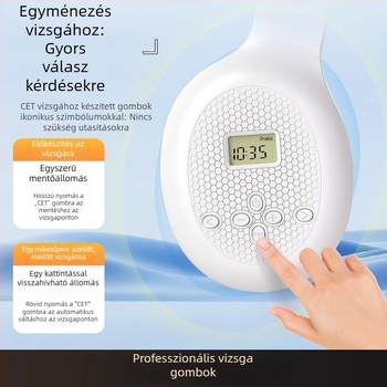 Auben vezeték nélküli fejhallgató CET-4/ CET-6 hallgatáshoz, fejre szerelhető, 250 g, FM rádió
