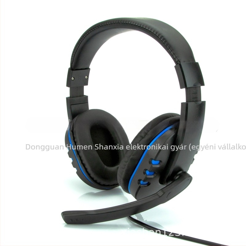 CNUNC SX028A kábeles gaming headset, 40 mm meghajtókkal, 3,5 mm-es csatlakozó, 20-20000 Hz frekvencia, mikrofon beépített