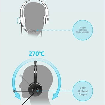 Vezeték nélküli Bluetooth headset hívásokhoz, egyoldali kialakítás, BT 5.0, 10 m hatótávolság, akkumulátoridő >8 óra, modell K6B