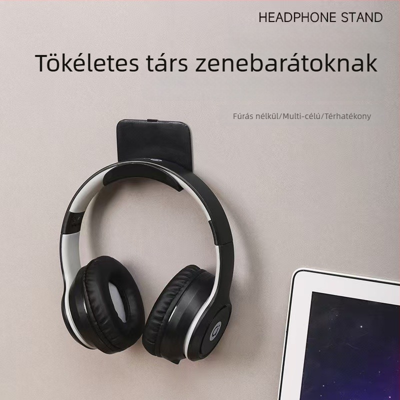 Fülhallgató tartó, univerzális design, műanyag kivitel (Típus: Fülhallgatótartó; Anyag: Műanyag; Stílus: Univerzális)