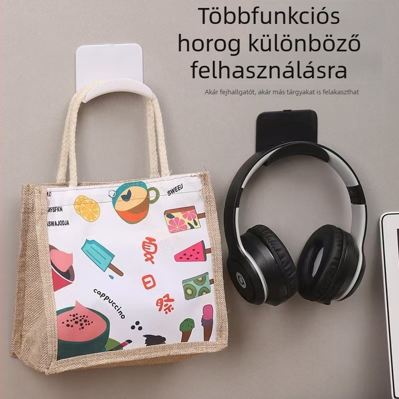 Fülhallgató tartó, univerzális design, műanyag kivitel (Típus: Fülhallgatótartó; Anyag: Műanyag; Stílus: Univerzális)