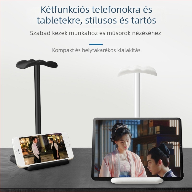 Alumínium asztali fejhallgató állvány, multifunkcionális kijelző, modell OXL-03