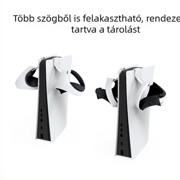 PSVR2 kezelőkarok töltő- és tároló dokkoló duális töltőkábelrel