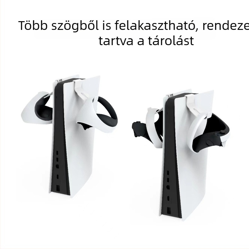 PSVR2 kezelőkarok töltő- és tároló dokkoló duális töltőkábelrel