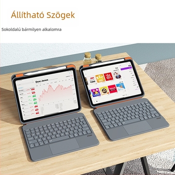 iPad 11-hez készült Magic Keyboard tok Bluetooth billentyűzettel és 360°-os forgó állvánnyal