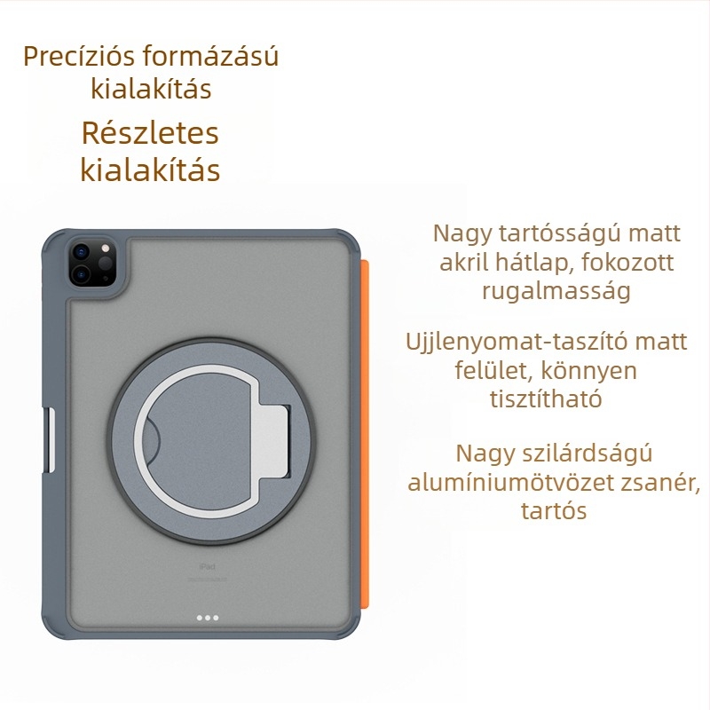 iPad 11-hez készült Magic Keyboard tok Bluetooth billentyűzettel és 360°-os forgó állvánnyal