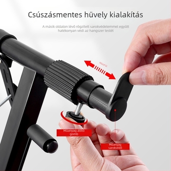 Elektronikus orgán tartó, fém, modell Disassembling portable piano gear, Haoze