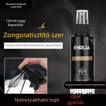 FNRLIA zongora billentyűzet tisztító és karbantartó folyadék; csomagolás: papírdoboz; elektromos billentyűzetekhez