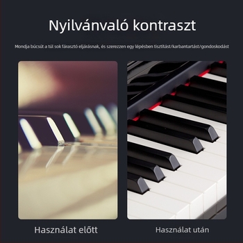 FNRLIA zongora billentyűzet tisztító és karbantartó folyadék; csomagolás: papírdoboz; elektromos billentyűzetekhez