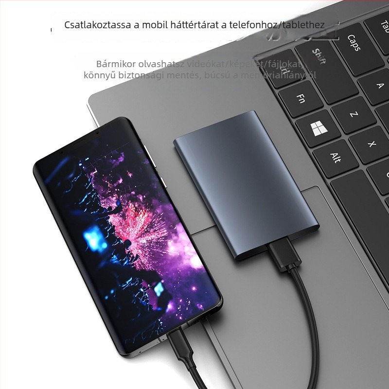 Type-C-ról Micro-B USB 3.0 külső merevlemez kábel számítógéphez, laptophoz és mobiltelefonhoz