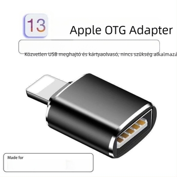 Apple Lightning OTG adapter USB-A porttal iPadhez – Támogatja külső USB meghajtókat, egér és billentyűzet