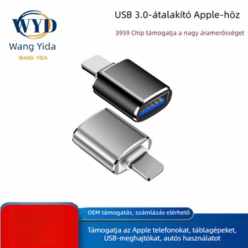 Apple OTG USB adapter iPhone 7 és újabb modellekhez, USB perifériák támogatása