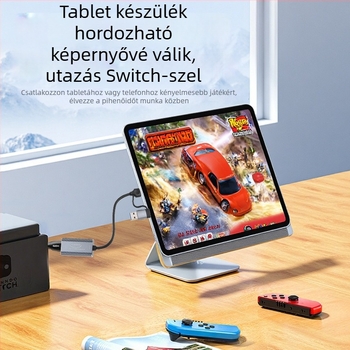 Videó felvevő kártya 4K60Hz, HDMI→Type-C, kettős bemenet, MS2130S chip, rézmag