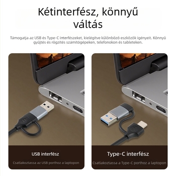 Videó felvevő kártya 4K60Hz, HDMI→Type-C, kettős bemenet, MS2130S chip, rézmag