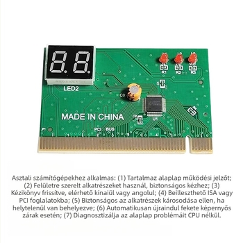 Taixun Electronics diagnosztikai adapterkártya alaplaphoz (típus: adapterkártya; interfész: más; rézmag)