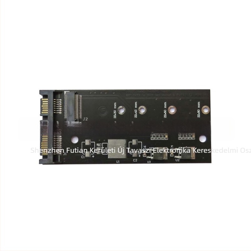 2,5 hüvelykes SATA 3-as M.2 NGFF SSD adapter B+M kulccsal
