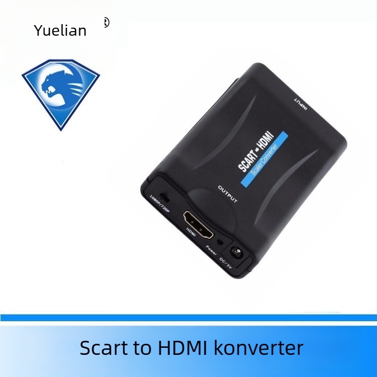 Leopard League Scart–HDMI adapterkártya – HDMI interfész, 1858 chip, rézmag, 720/1080 adatátvitel