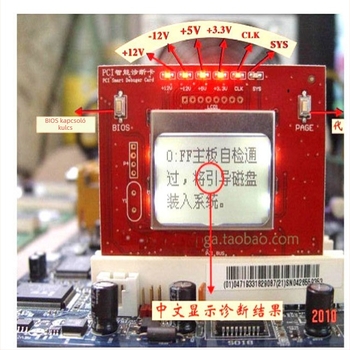 PTi6 diagnosztikai kártya alaplaphoz — USB-IDE adapter, 180 adatátviteli sebesség, egyfejű csatlakozó, ezüstözött érintkezők