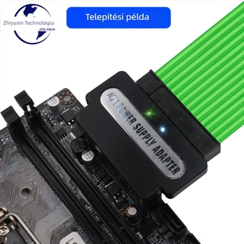 ATX 24‑pin adapterkártya burkolattal – rézmag, OEM elérhető