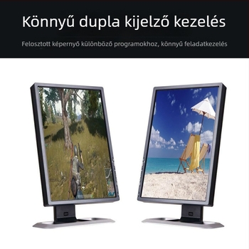 HYX-110 DVI férfi–női adapterkábel, rézmag, 24+1 érintkező, chip