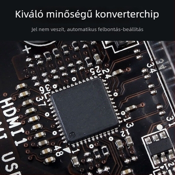 HYX-110 DVI férfi–női adapterkábel, rézmag, 24+1 érintkező, chip
