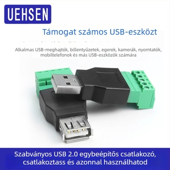 Yidesheng USB 2.0 mobiltelefon adapter rézmaggal