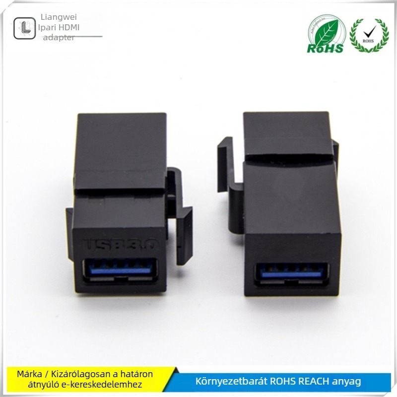 Liangwei LW-DP001 USB3.0 női-női adapterkábel, AF nagy sebességű modul, 0.2 m, chip 3361, 480 Mbps